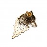 Fashion Moon Punk Wolf Pattern Necklace Brooch