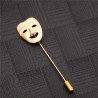 FashionMoon Happiness Model Masked Collar Brooch