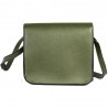 Cotton Model Khaki Green Small Square Shoulder Bag