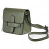 Cotton Model Khaki Green Small Square Shoulder Bag