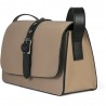Cotton Model Brown Rectangular Shoulder Bag