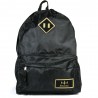 Kings Hill Black Color Fabric Backpack