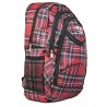 Coor Red Color Red Fabric Backpack