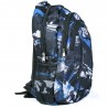 Coor Blue Patterned Fabric Backpack