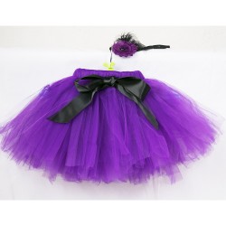 Baby Toe Kit with Purple Skirt with Hair Band