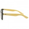 Fashion Moon Bamboo Handle Black Top Gun Frame Sunglasses