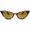 Fashion Moon Esmeralda Model Small Leopard Frame Sunglasses