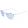 Fashion Moon Icon Model Transparent Frame Sunglasses