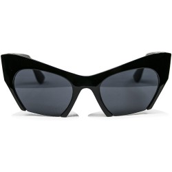 Fashion Moon Tiffany Model Black Frame Sunglasses