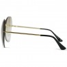 Fashion Moon Scarlet Model Rimless Brown Glass Sunglasses