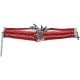 Red Leather Bracelet