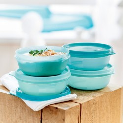 Tupperware Şeker Kaplar 4'lü Set Mavi Renk