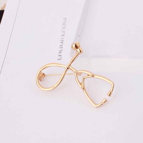FashionMoon Steteskop Broş İğne