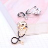 FashionMoon Medical Jewelry Stethoscope Model Brooch