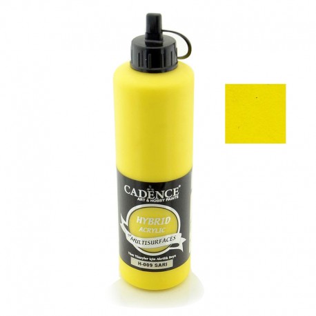 Cadence Hybrid Acryilic Multisulfaces For All Surfaces H-009 Yellow 500ml