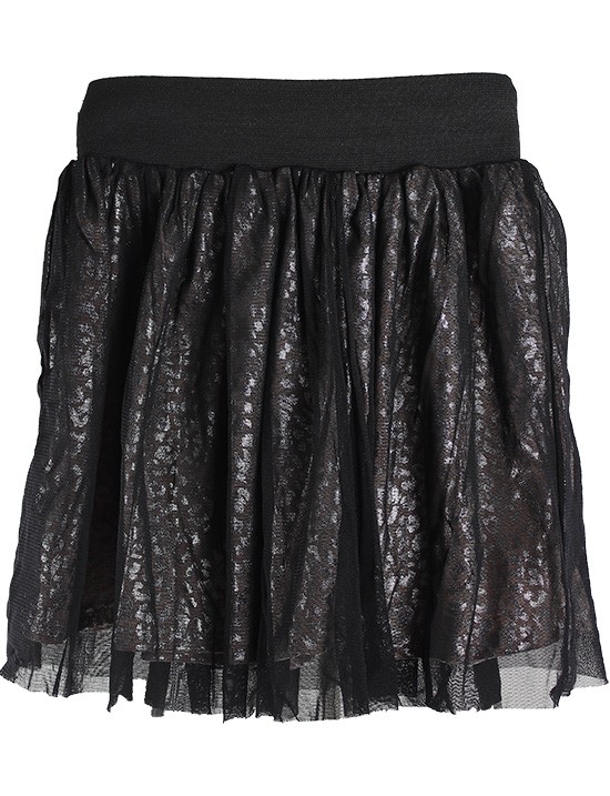 zara kids black skirt