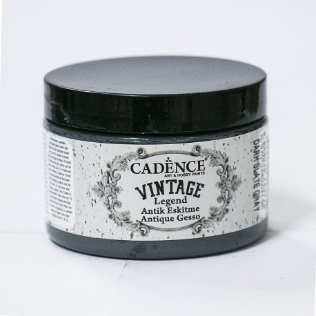 Cadence Antique Tumbled Vintage VL-10 Dark Slate Gray Paint