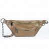 Waist Bag Chain Model Light Brown