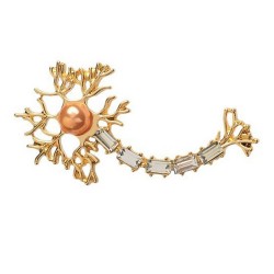 FashionMoon Medical Jewelry Neuron Nerve Cell Modeled Brooch