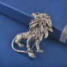 FashionMoon Lion Figure Brooch