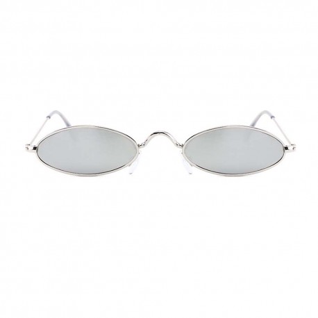 Fashion Moon Retro Steampunk Small Oval Sunglasses