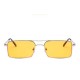ashion Moon Vintage Retro Small Oval Framed Trend Orange Glass Sunglasses