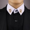 FashionMoon Wolf Head Collar Pin