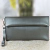 Fashion Moon Glossy Anthracite Color Handbag