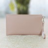 Fashion Moon Powder Pink Color Envelope Model Portrait Hand Bag