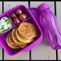 Tupperware Division Purple Color Nutrition Set