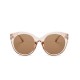 Fashion Moon Esmeralda Model Transparent Brown Round Sunglasses
