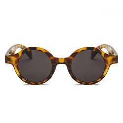 Fashion Moon Hexagon Cat Model Black Color Sunglasses