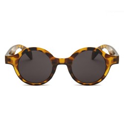 Fashion Moon Full Moon Model Leopard Patterned Sunglasses