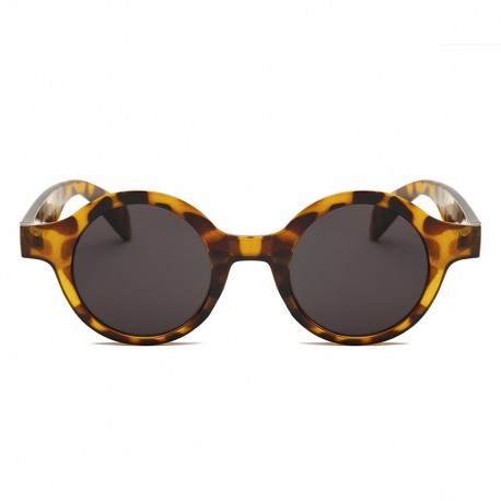 Fashion Moon Hexagon Cat Model Black Color Sunglasses