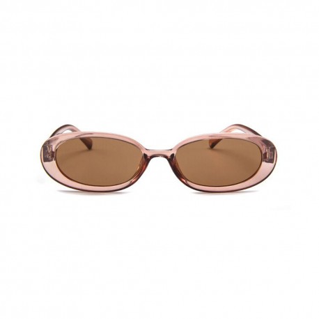 Fashion Moon Style Model Brown Transparent Sunglasses