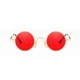Fashion Moon Hipi Round Model Red Glass Sunglasses