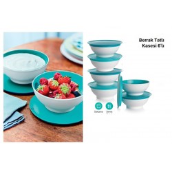 Tupperware Micro Clear Dessert Bowls 6 pcs