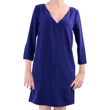 Mango Dress Odry Navy Dress