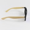 Fashion Moon Bamboo Handle Punk Retro Whole Model Framed Black Glass Sunglasses