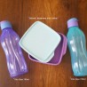 Tupperware Divided Lila Two Two Color Eco Bottle Nutrition Set