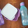 Lilac Two-Color Lunch Box with Tupperware Compartment