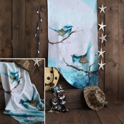 Beach Towel Blue Prisoners Model