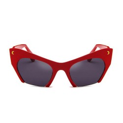 Fashion Moon Tiffany Model Red Frame Sunglasses