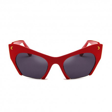 Fashion Moon Tiffany Model Red Frame Sunglasses
