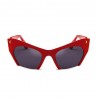 Fashion Moon Tiffany Model Red Frame Sunglasses