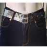 Punk Model Egirle Boy Silver Color Chain Belt