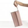 Fashion Moon Powder Pink Portfolio Hand Bag