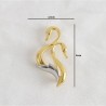 FashionMoon Love Icon Double Swan Model Lapel Pin Brooch