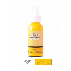 Spray Fabric Paint Artdeco 100ml Dark Yellow 1202