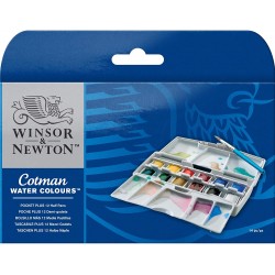 Watercolor Cotman Winsor Newton S. Boya Plus Pocket Type Set Set of 12
